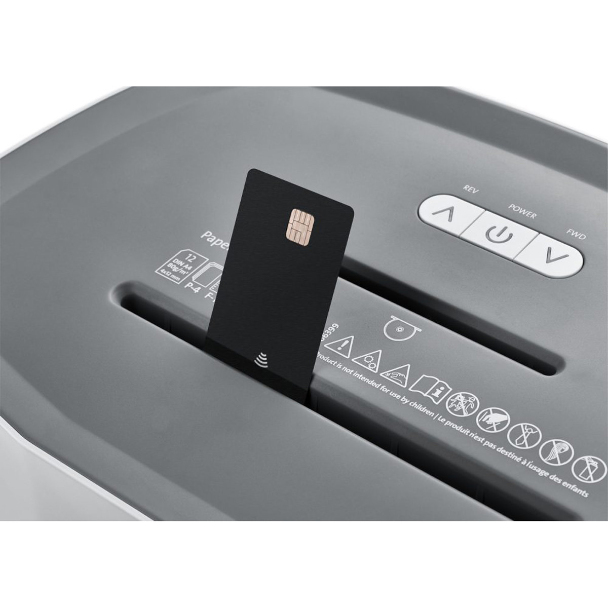 Dahle Aktenvernichter PaperSAFE 260 Schnitt 4 x 12 mm, 1-12 Blatt, 25 L 
