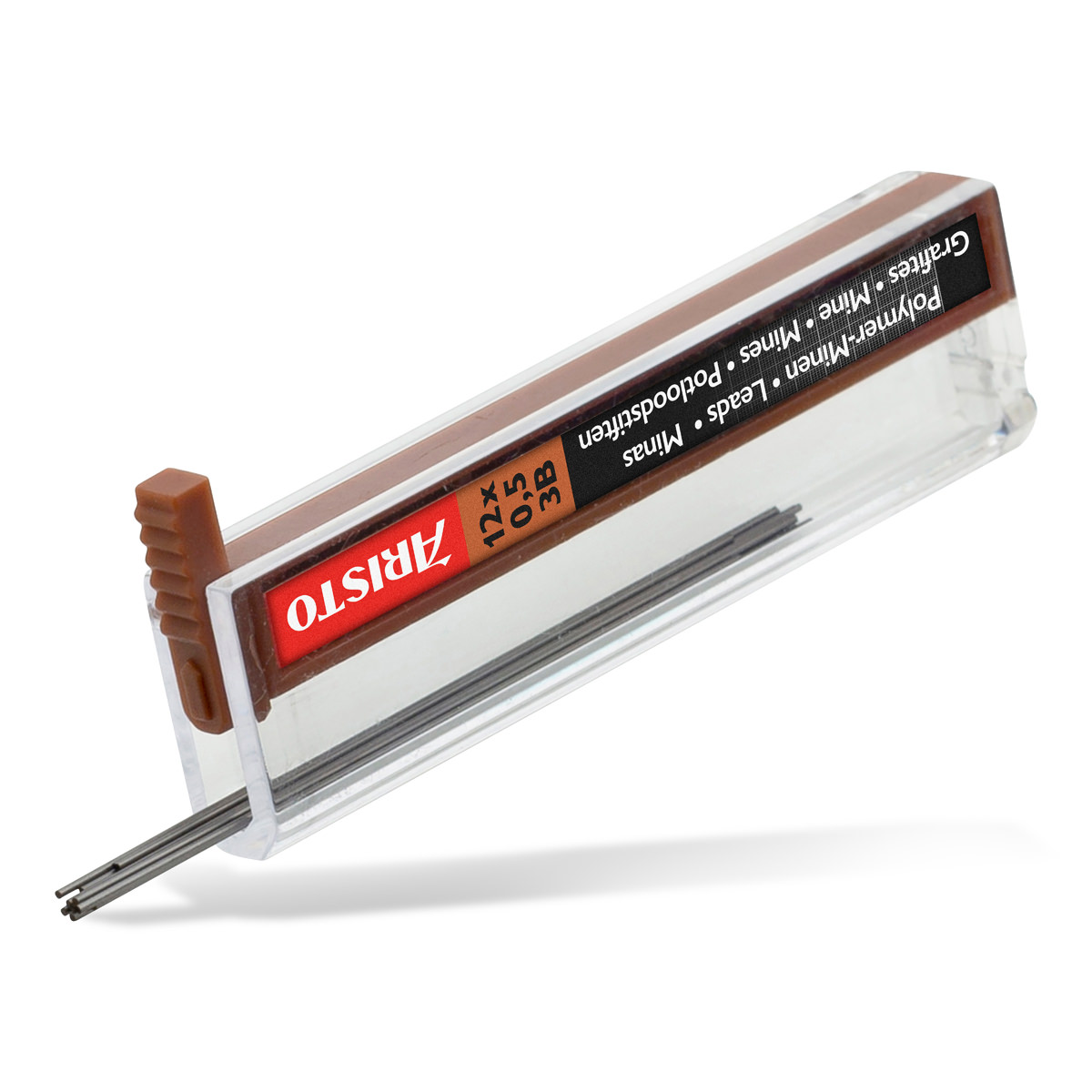 Aristo Feinminen Hi-Polymer 0,5 3B, Dose mit 12 Minen 