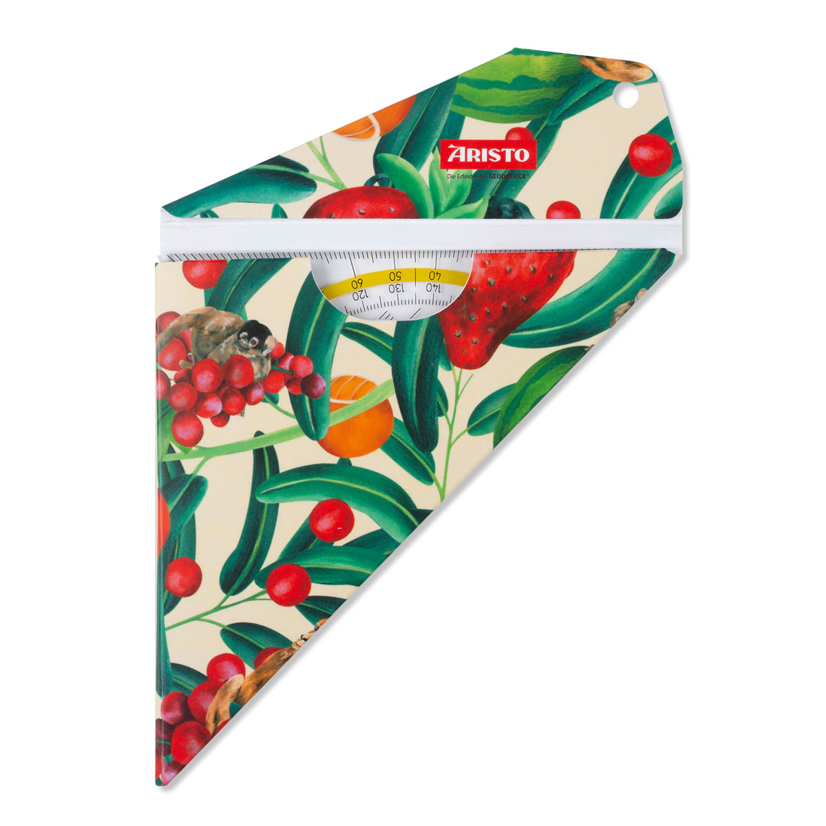 Aristo Geocover 16 cm mit Geodreieck AR1552 + Schutzhülle Motiv TropicLife 