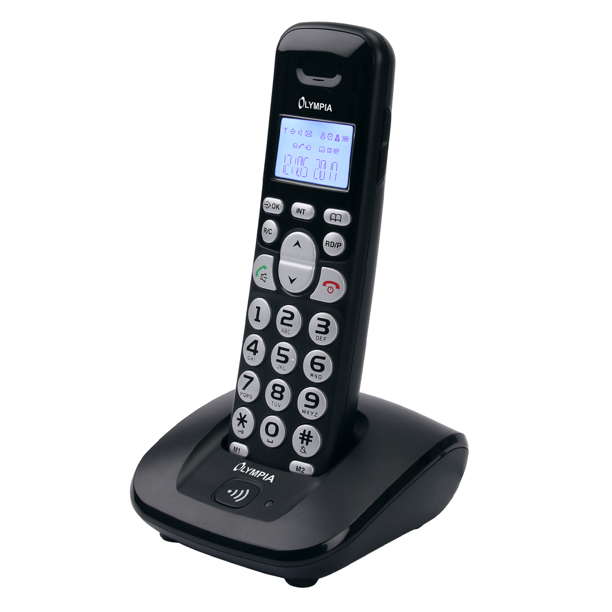 Olympia Bella Mobiltelefon schwarz, Dumb Phone, 2G, UKW-Radio, 3,5mm Klinke, HDMI 