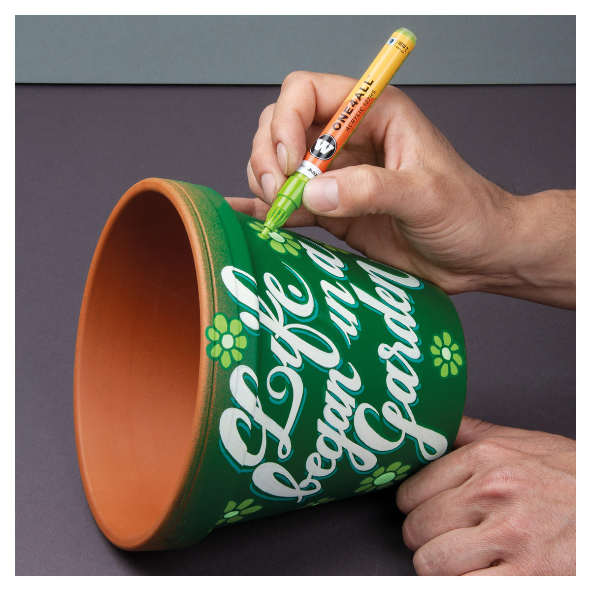 Molotow Acrylmarker ONE4ALL ACRYLIC 127HS 6er Etui, Metallic Set, sortiert 