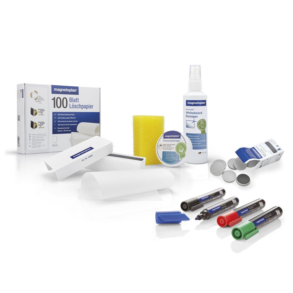 Magnetoplan 12299 Whiteboard Zubehör-Set Large 