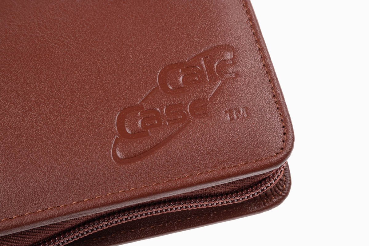 CalcCase GTR Premium Schutztasche Rindsleder braun 