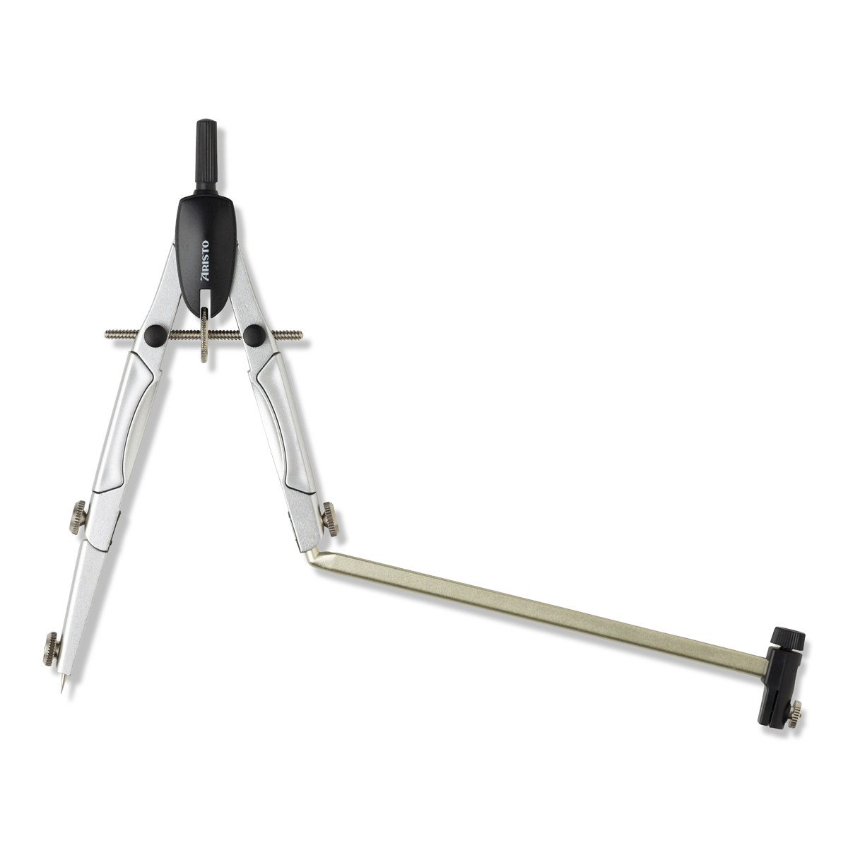 Aristo Studio Schnellverstellzirkel Set Adapter, Verlängerunsstange, Minen 