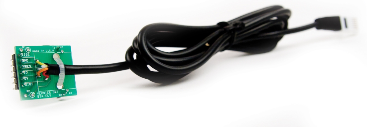 Vernier Steckplatine mit aufgelötetem BTA-Kabel-Stecker (BB-BTA) zum Eigenbau von Sensoren, 6 Steck- kontakte zur Verwendung von Drittanbieter-Sensoren