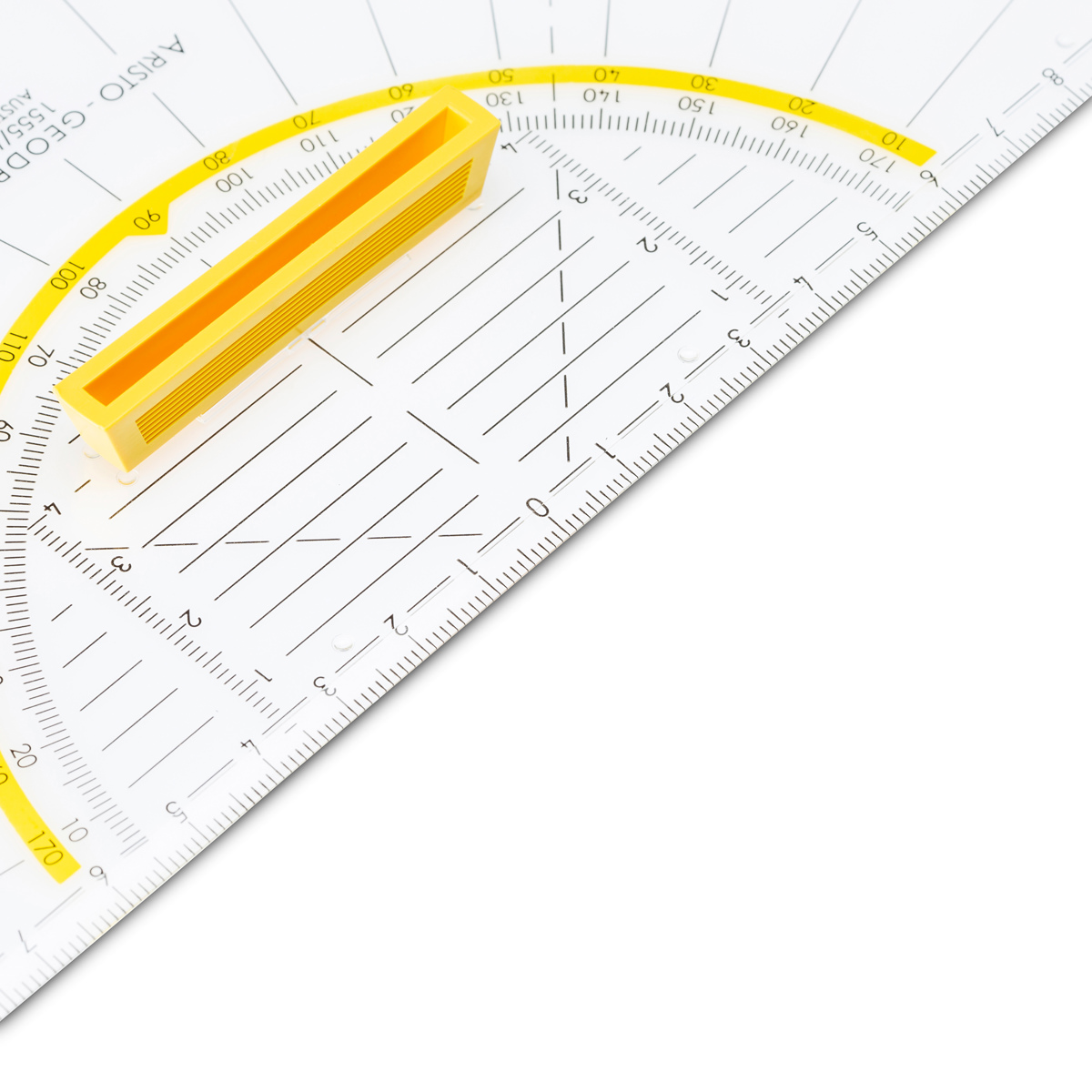 Aristo Geocover 25 cm mit Geodreieck AR1555/4 + Schutzhülle Motiv Basic 