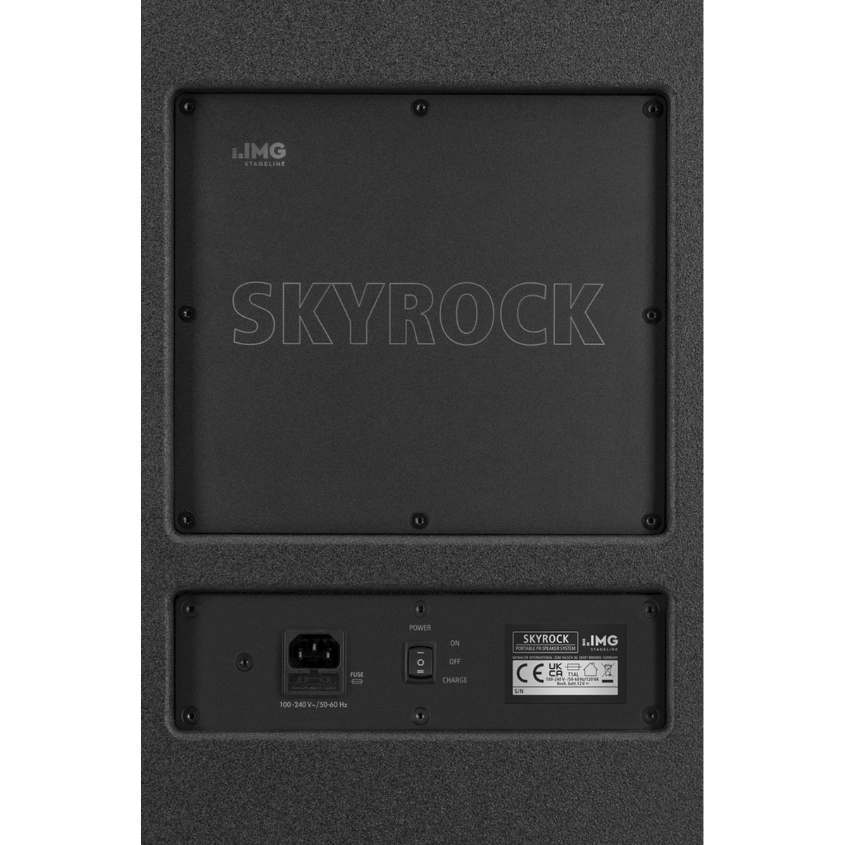 MONACOR SKYROCK/POWER Mobile Outdoor-Beschallungsbox