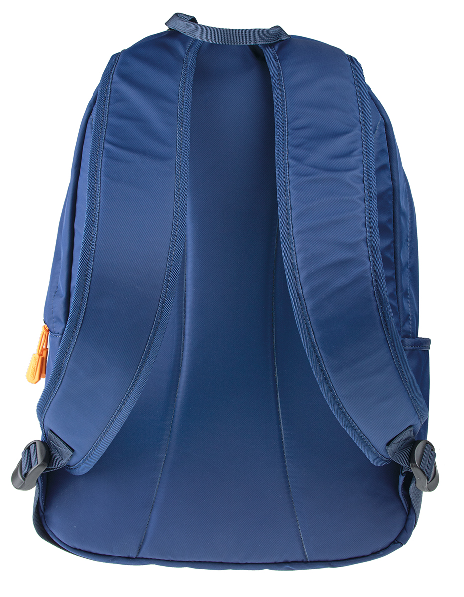 BestLife BSB-3290BU Schulrucksack blau/grau/orange für Laptop & Tablet bis 15.6'' (39,6cm) inkl. Smartphonefach
