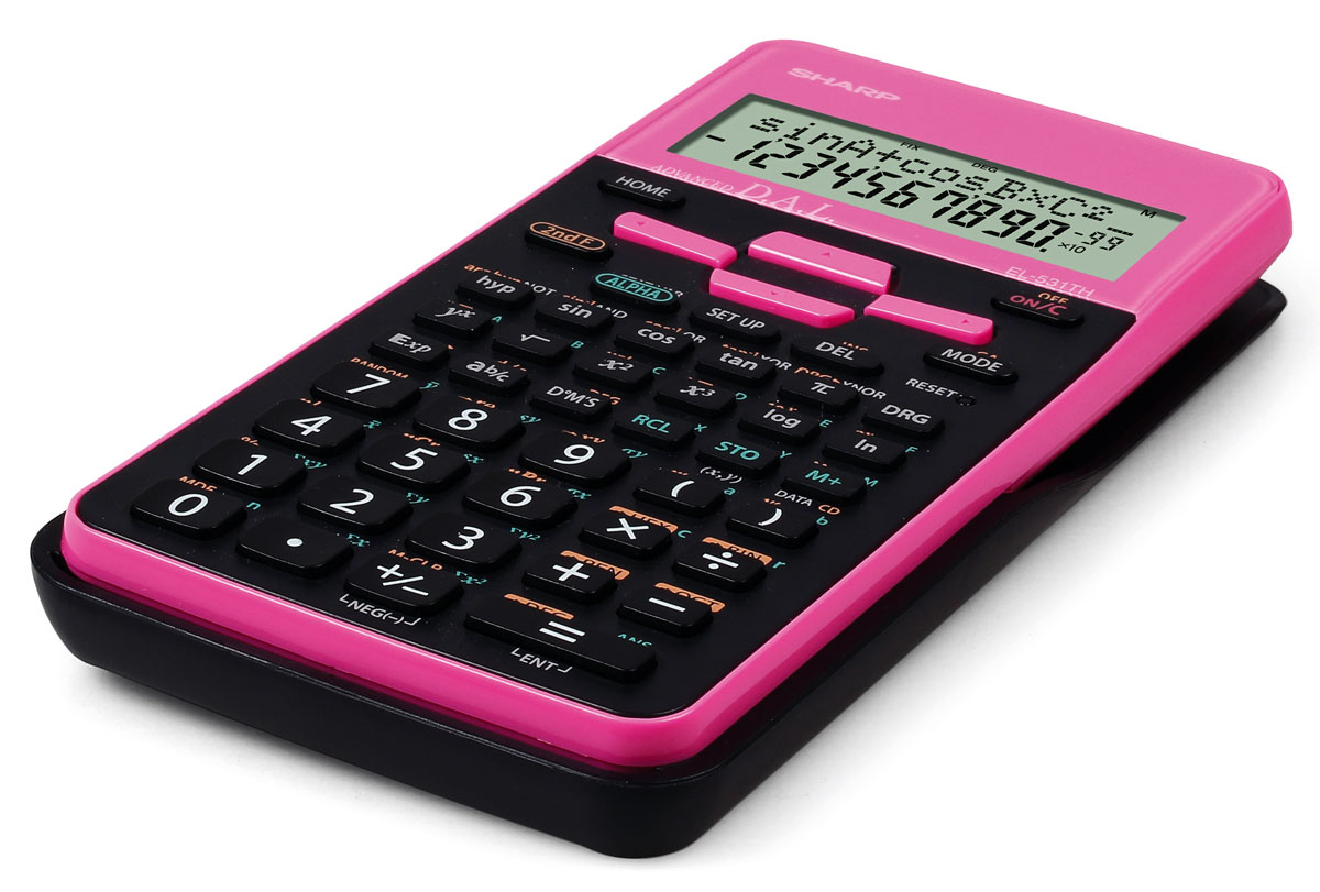 Sharp EL-531 TH PK Schulrechner pink 