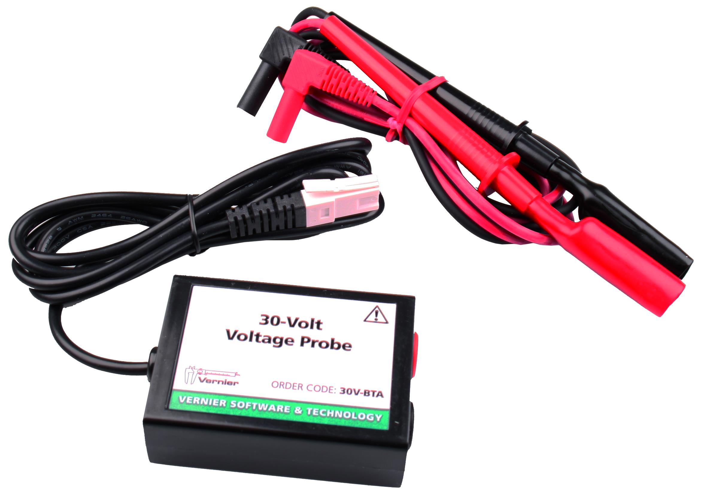 Vernier Spannungssensor 30V (30V-BTA) Messbereich:+/-30 Volt (AC & DC)