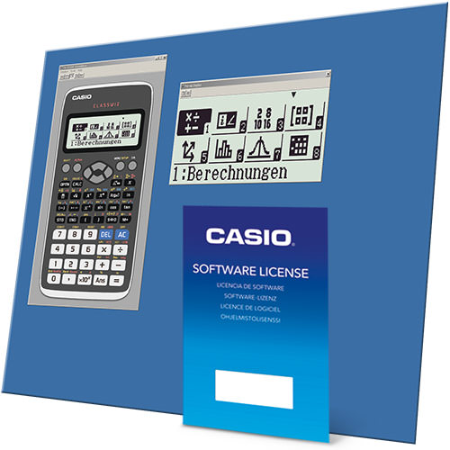 Casio Classwiz Emulator für DE X & DE CW-Serie / 10er / 1-Jahres-Lizenz Software-Emulator (Windows für alle Casio DE-X-Modelle und alle DE-CW-Modelle