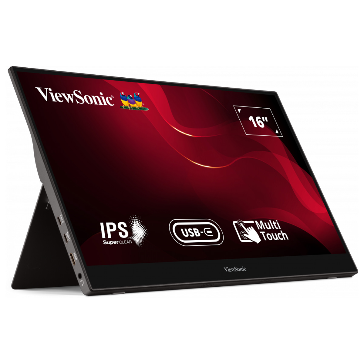 ViewSonic TD1655 16IN 16 9 LED MONITOR - Flachbildschirm (TFT/LCD) - 39,6 cm