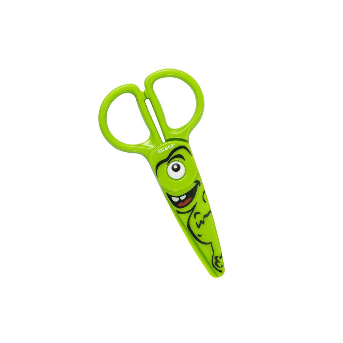 Dahle Sicherheits-Kinderschere 5 Zoll (12cm) grün, Kunststoffschneidblätter 