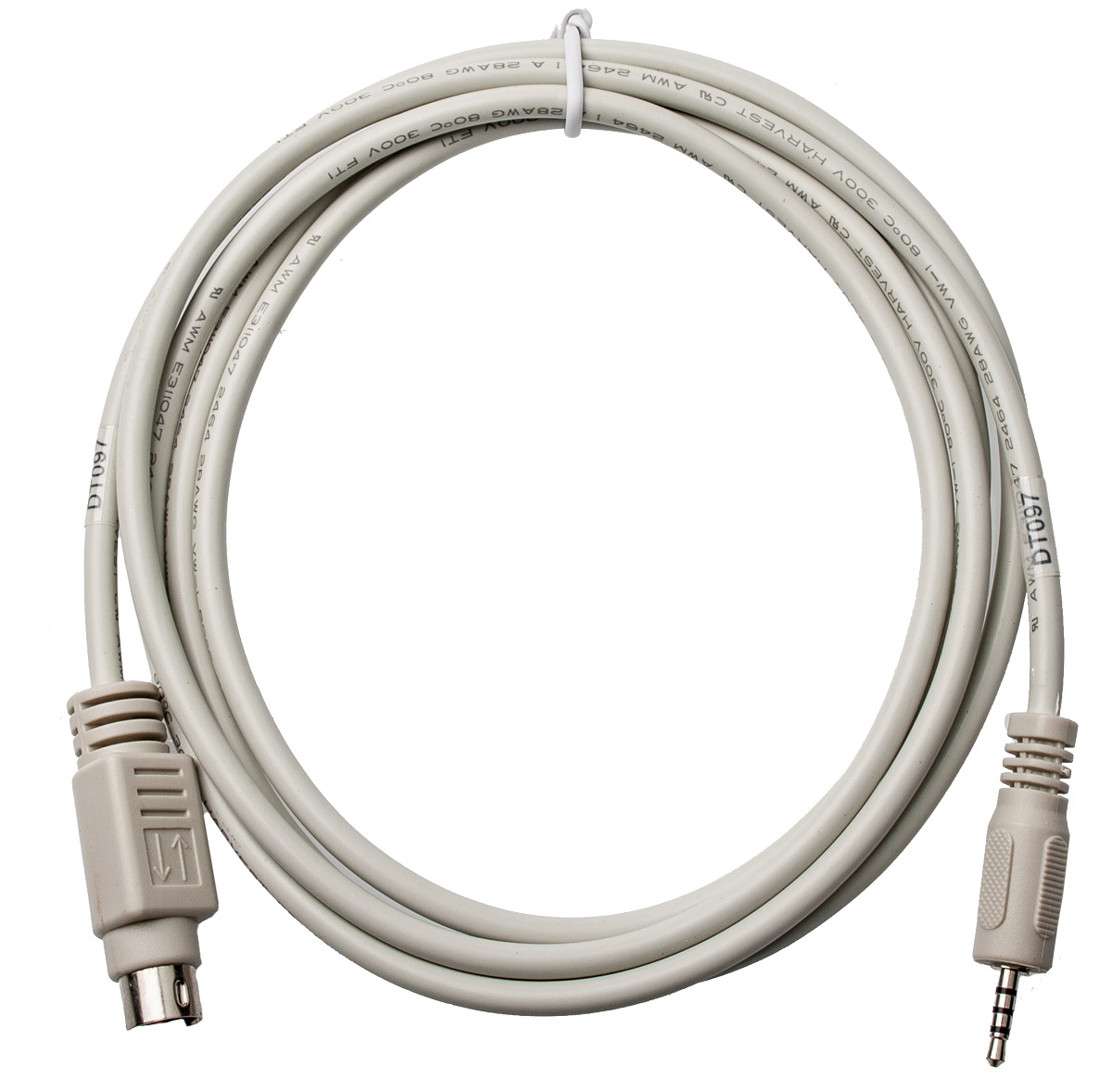 Fourier Sensorkabel ca. 1,5 m für EcoLogXL 2,5 Klinke auf 8-pin mini-DIN
