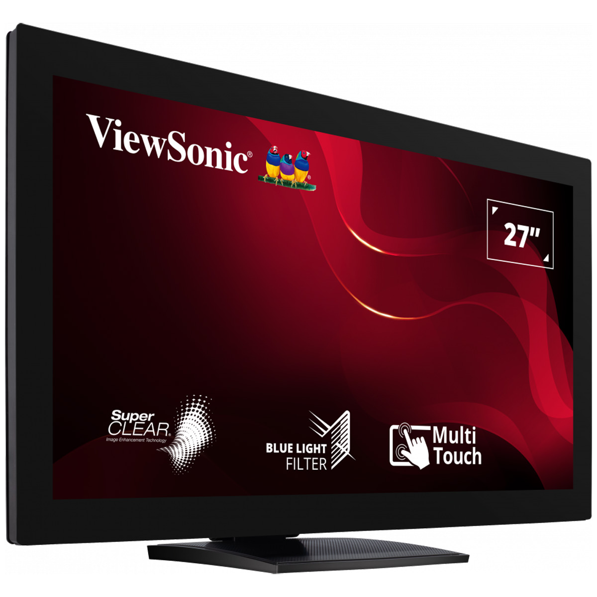 ViewSonic TD2760, 27'' (69cm) Touchscreen-Monitor Eco-Mode, Flimmerfrei-Technologie, Blaulichtfilter