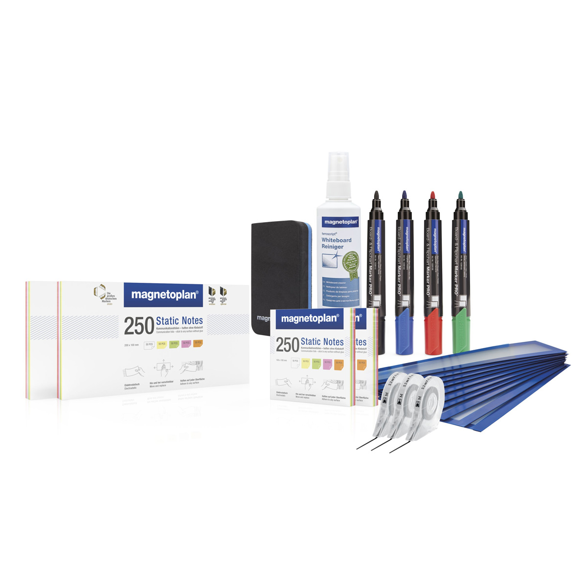 Magnetoplan 1240698 Scrumboard Wandmontage XL-Set
