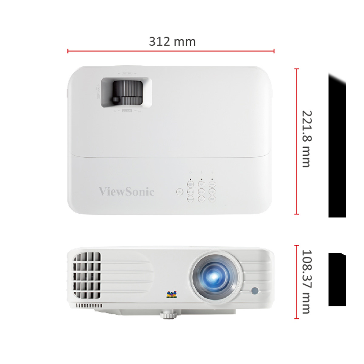 ViewSonic PG706HD - DLP-Projektor - 3D - 4000 ANSI-Lumen - Full HD (1920 x 1080)