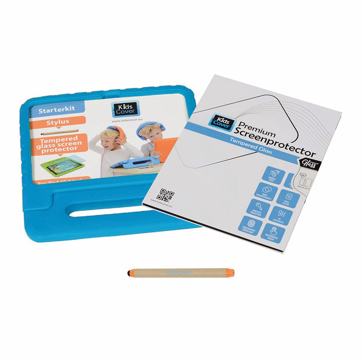 PARAPROJECT® KidsCover für iPad 10.9'' der 10. Generation, Schutzhülle in blau, inkl. Stylus