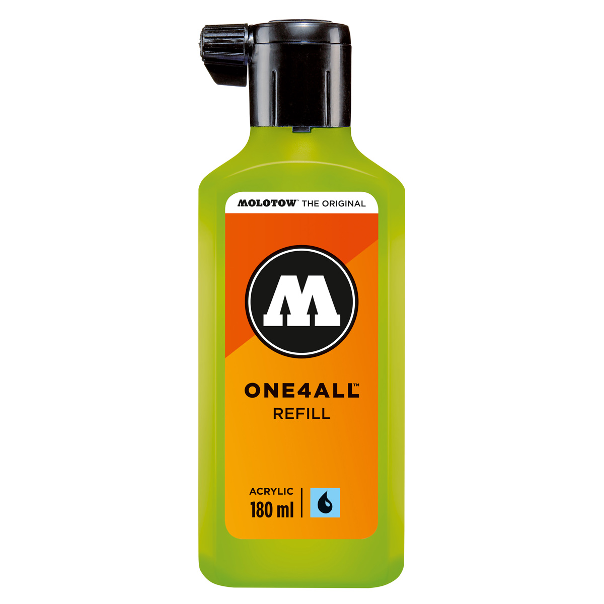Molotow Nachfüllflasche ONE4ALL ACRYLIC 180 ml, Nr. 221 grashüpfer 