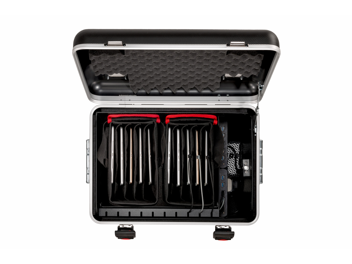 PARAPROJECT®Case TC10 BASKET TwinCharge, USB-C, ohne Kabel, schwarz