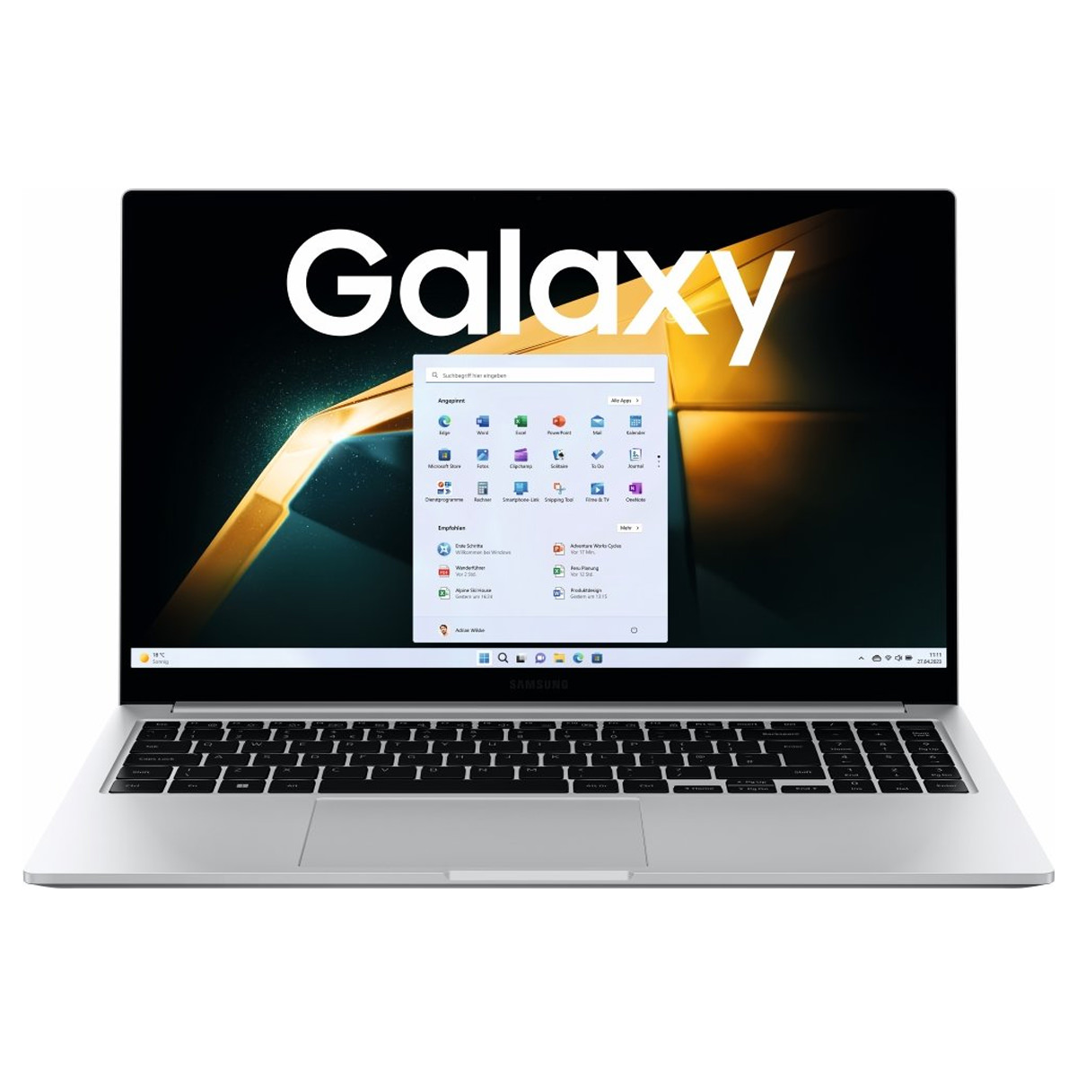 Samsung Galaxy Book4 15.6'' (39,6cm), Win 11 Pro, Platinum Silver 
