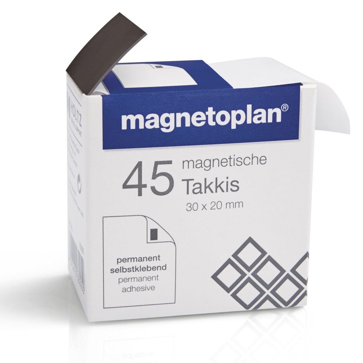 Magnetoplan 15503 Takkis im Spender, 45 Stück 