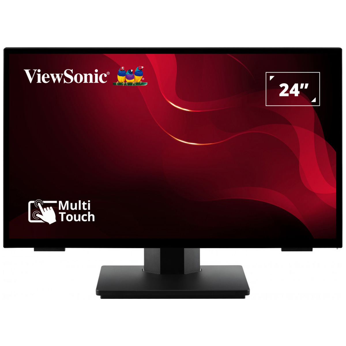 ViewSonic TD2465, 24'' (61cm) Frameless Touch Monitor Stiftklicks und Handflächenabweisung