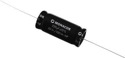 MONACOR LSC-2200NP Bipolare Elektrolytkondensatoren 1,5-220 µF