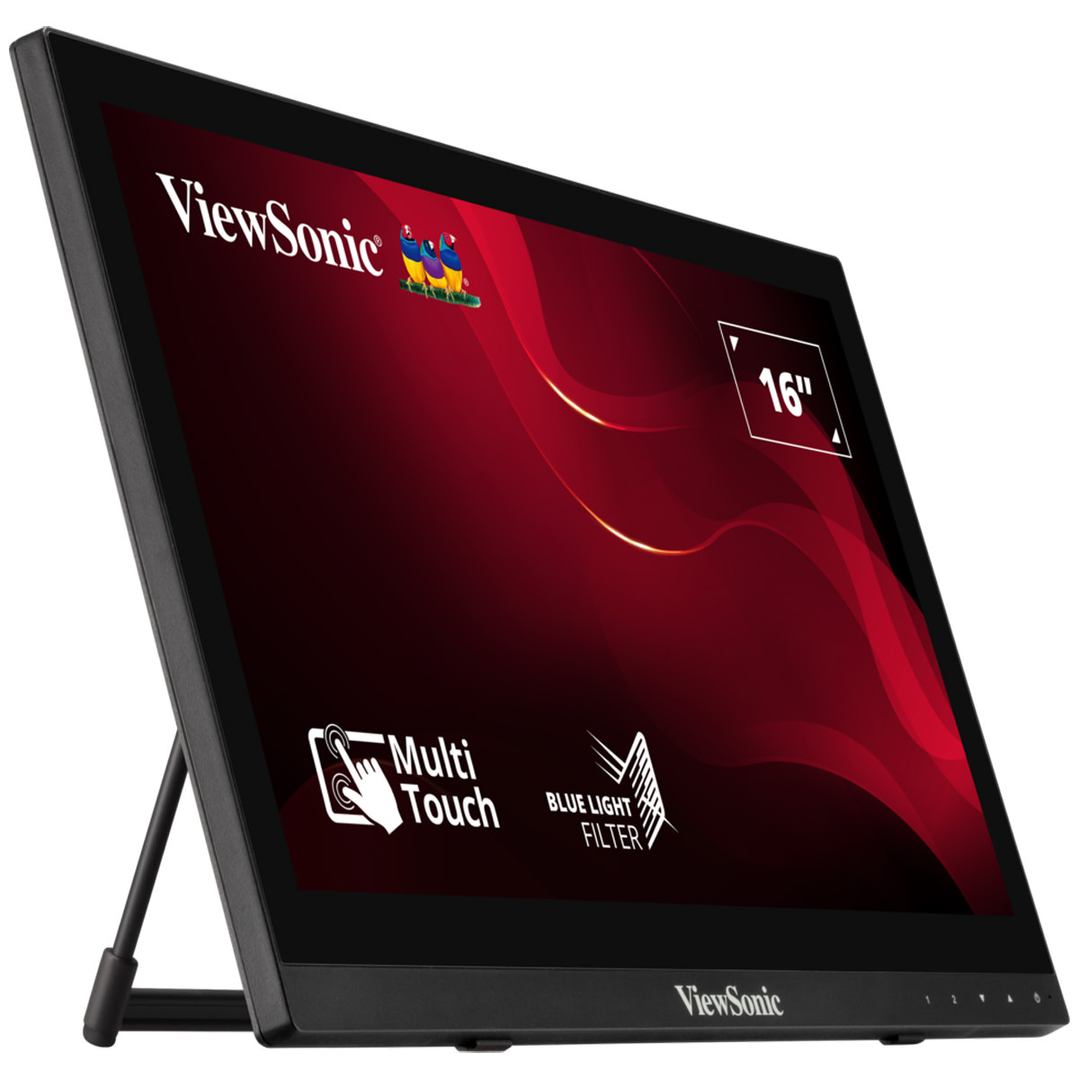 ViewSonic TD1630-3, 16'' (41cm) 10-Punkt-Touchscreen-Monitor HD 768p Auflösung ViewSonic TD1630-3, 16'' (41cm) 10-Punkt-Touchscreen-Monitor HD 768p Auflösung