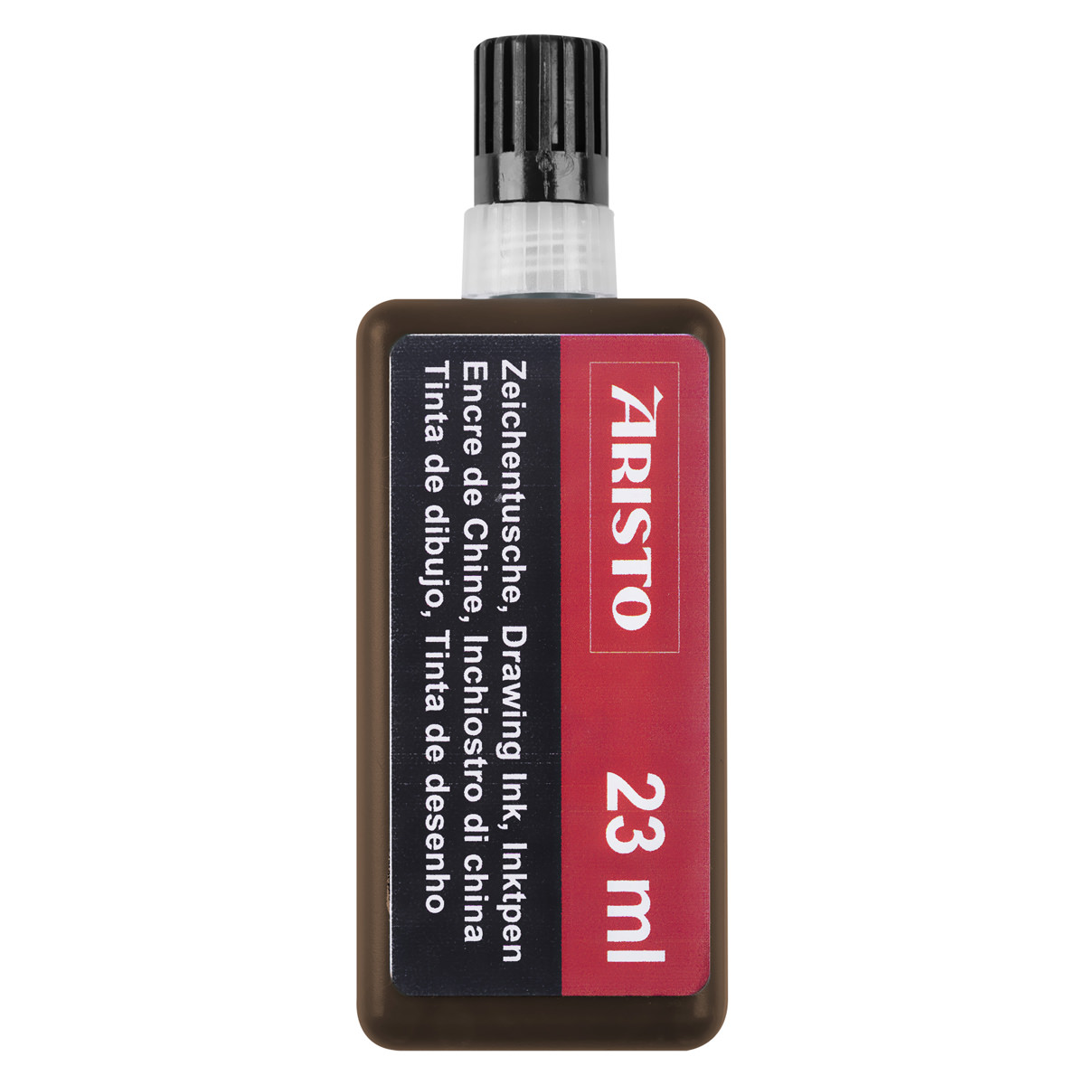 Aristo Zeichentusche 23 ml braun, hohe Deckkraft 