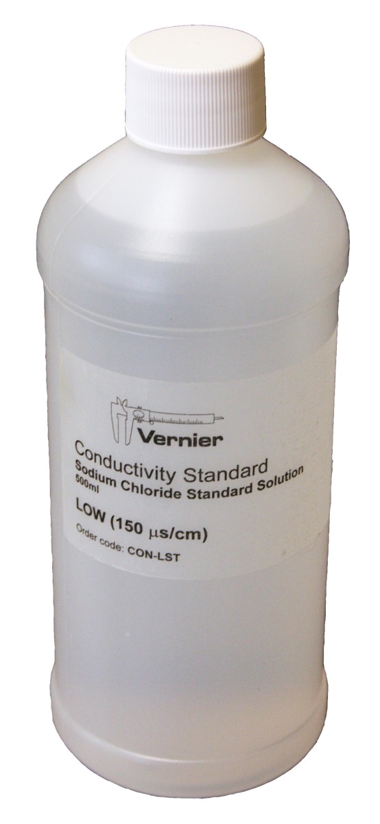 Vernier Kalibrierungslösung (CON-LST) 150 µS/cm, Low Standard, für Vernier Leitfähigkeitssensor 500 ml Flasche