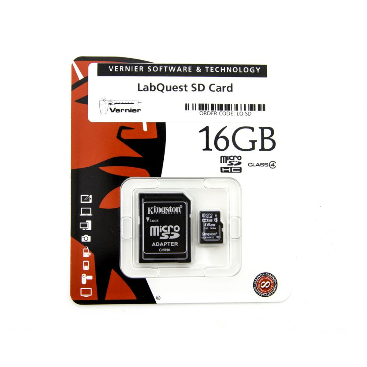 LabQuest SD-Karte (LQ-SD) SD Karte 16 GB zur Speichererweiitgerung aller LabQiest-Datenlogger 