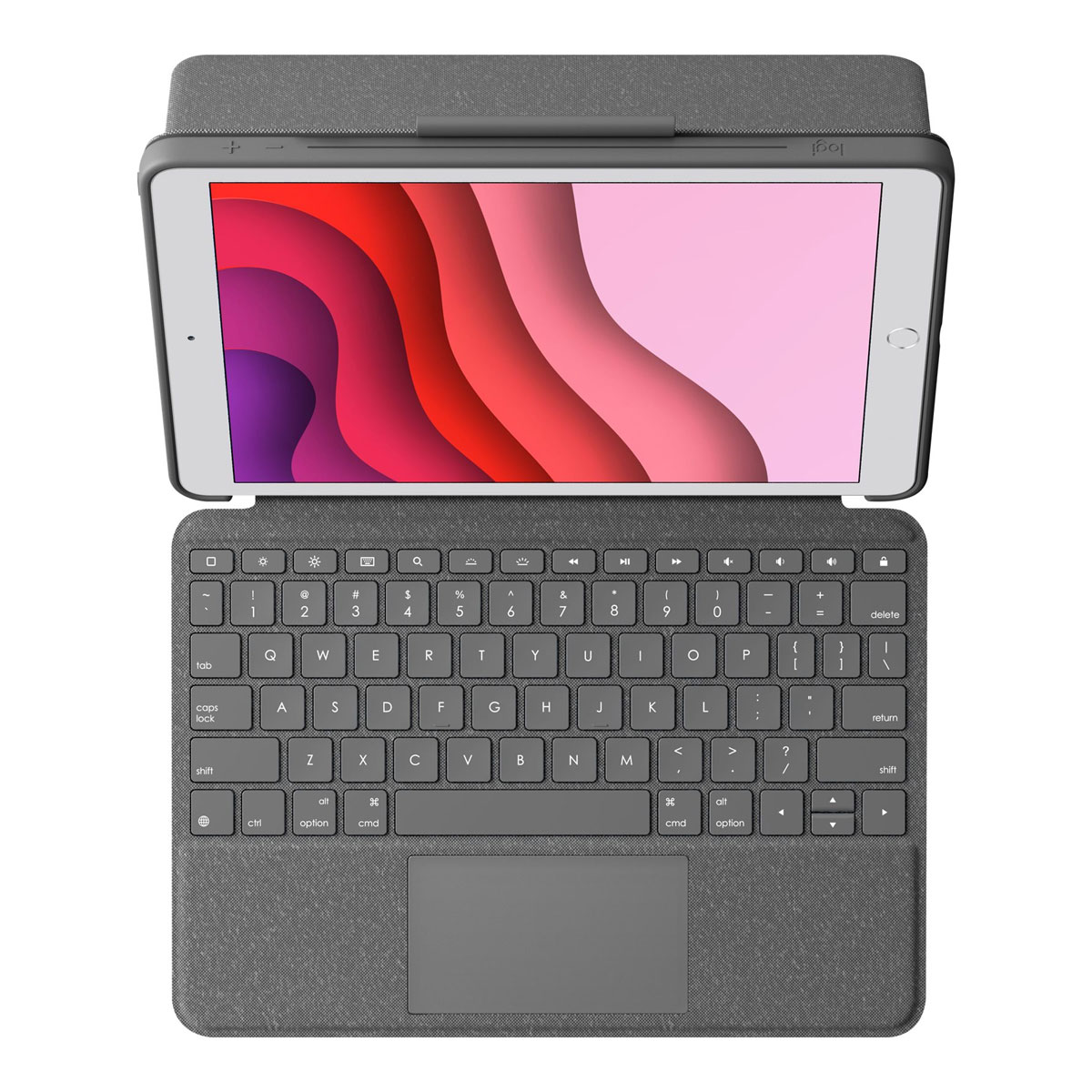 Logitech Combo Touch Folie Schutzhülle inkl. Tastatur für iPad 10.2'' (7. / 8. / 9. Generation)