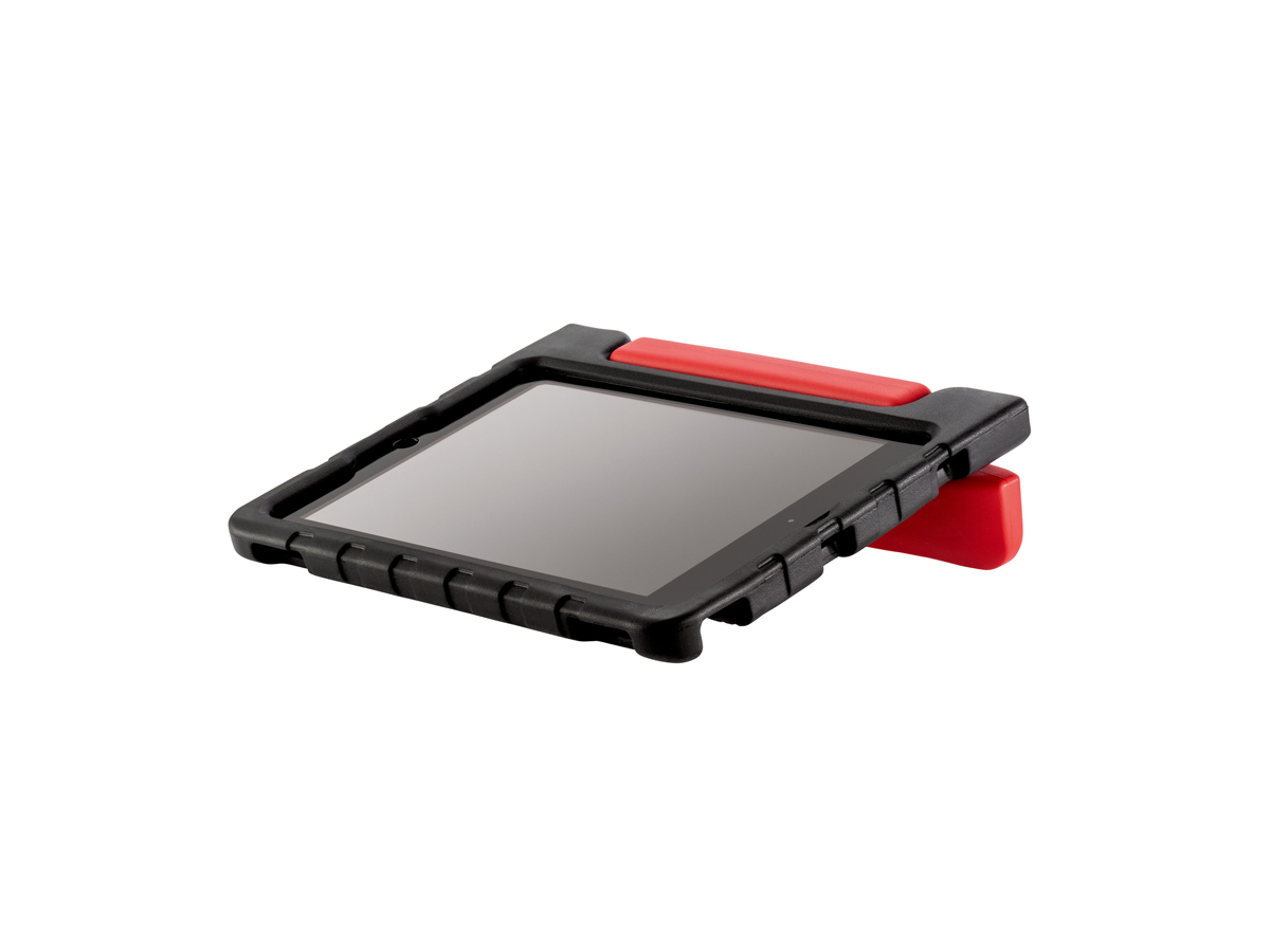 PARAPROJECT®EDUCOVER®+ Schutzhülle schwarz/rot für iPad 10.2'' (7.+8. Gen.) inkl. Aufbewahrung für Pencil