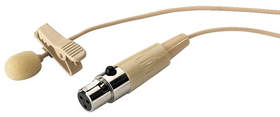 MONACOR ECM-501L/SK Elektret-Krawattenmikrofon