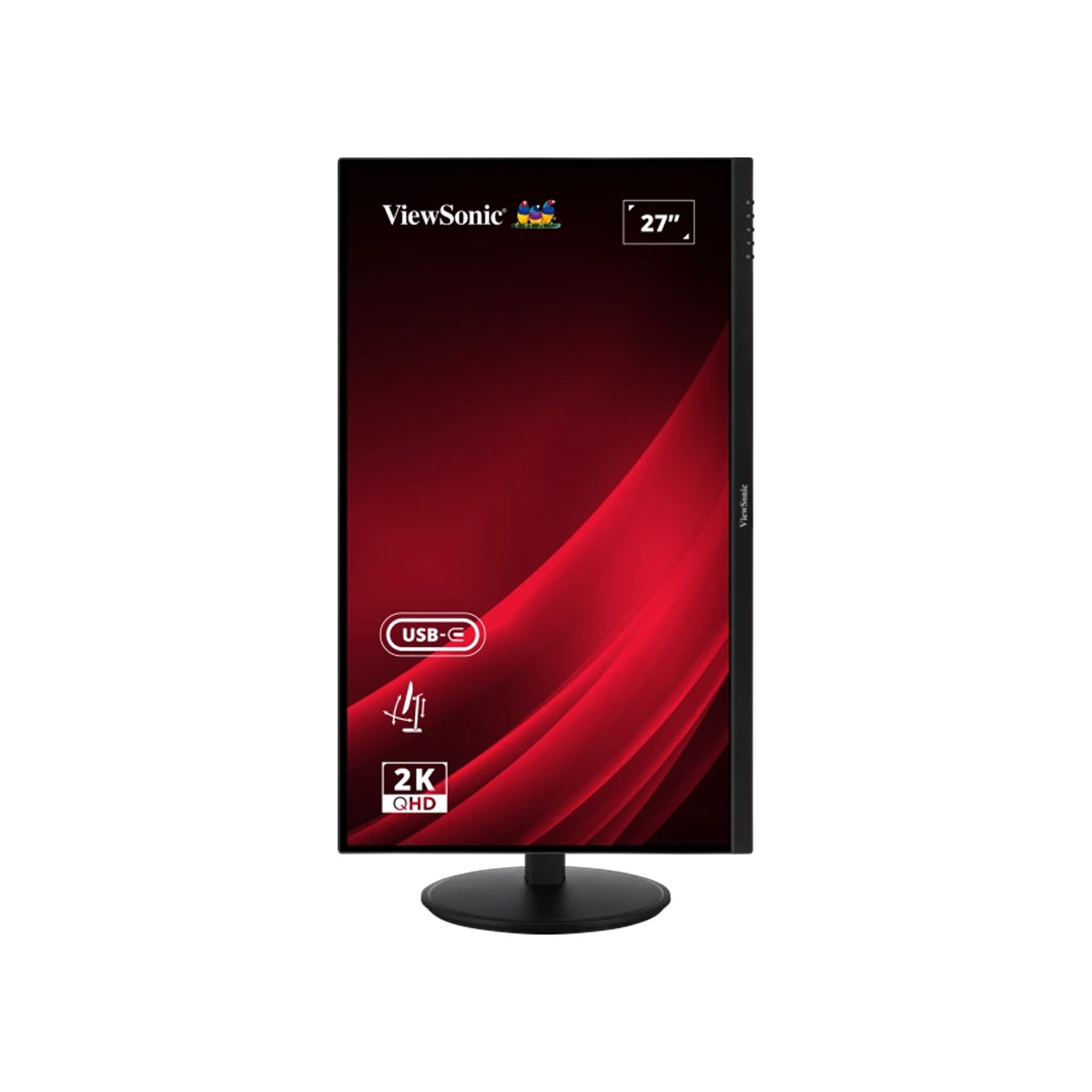 ViewSonic VG2709-2K-MHDU-2, 27'' (69cm) QHD Monitor mit 100 Hz USB-C Anschluss, 2 integrierte Lautsprecher