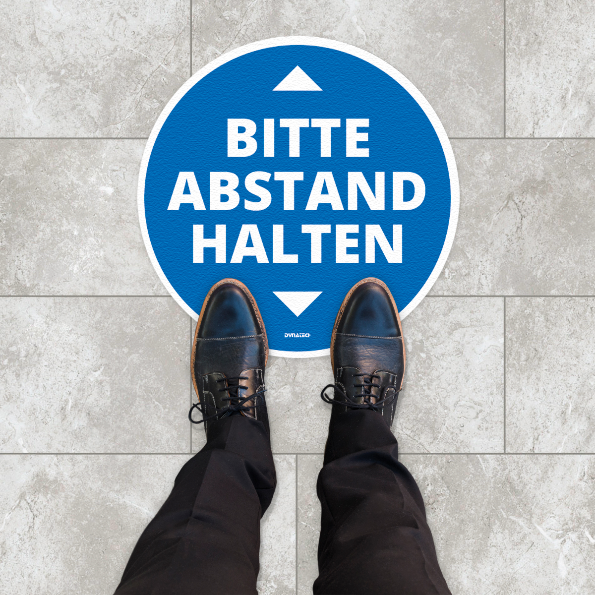 Abstandsaufkleber rund für Fliesen und Glas Markierung von Warteschlangen/Sicherheitsabständen Abstandsaufkleber rund für Fliesen und Glas Markierung von Warteschlangen/Sicherheitsabständen