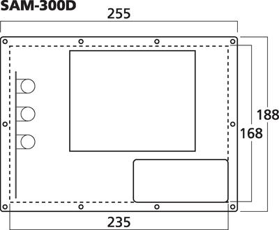 MONACOR SAM-300D Class-D-Subwoofer-Aktiv-Modul, 300 W an 4 O
