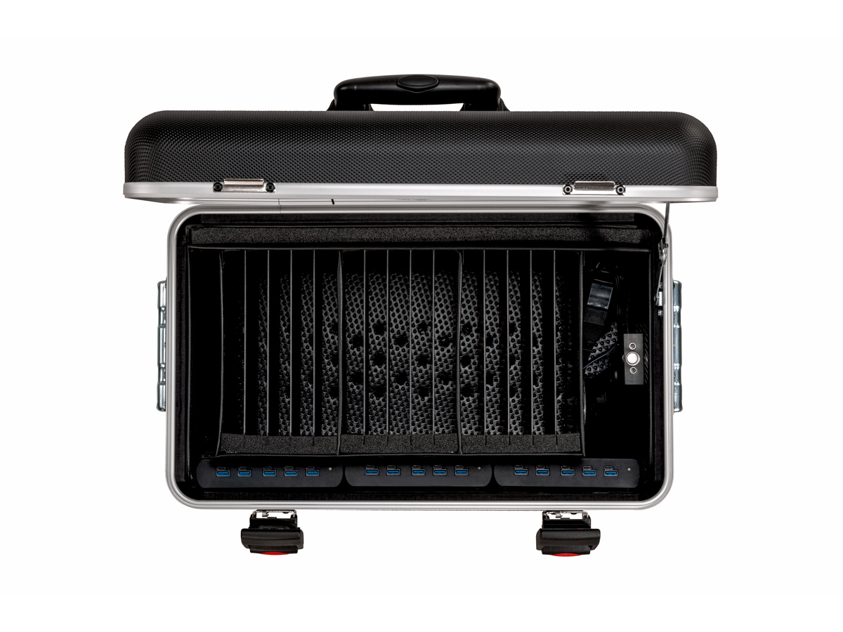 PARAPROJECT®MicroCase TC15 TwinCharge, inkl. USB-A auf Lightning, schwarz