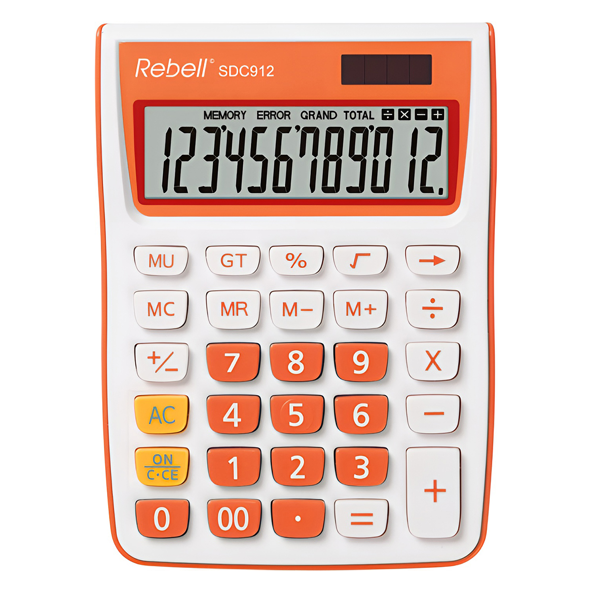 Rebell SDC 912+ Taschenrechner in orange 