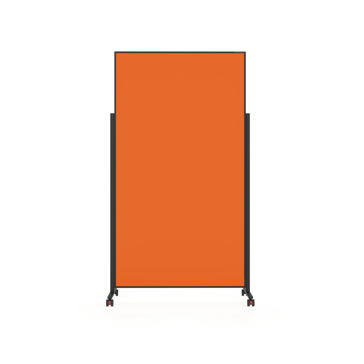 Magnetoplan 1181244 Design-Moderationstafel VarioPin orange 180 x 100cm, Rahmen schwarz