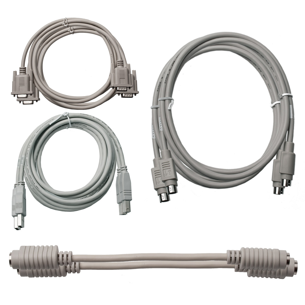 Fourier Kabel-Set f. MultiLogPro 4x Sensorkabel, 1xUSB(USB-BUSB-A) 1xSeriell 9pol.(wm)