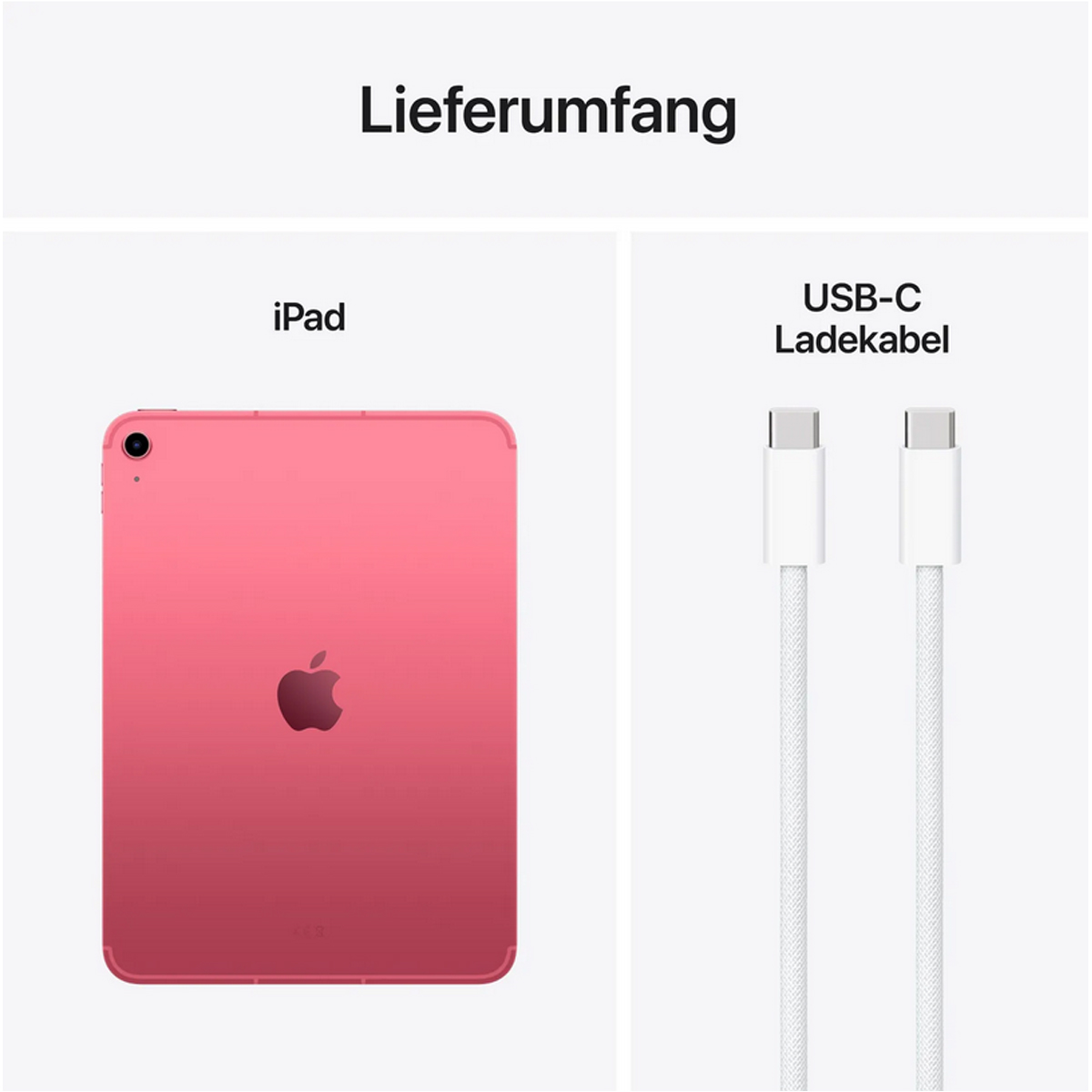 Apple iPad A16 11'' (27,9cm) 2025 Wi-Fi + Cellular 128 GB Pink