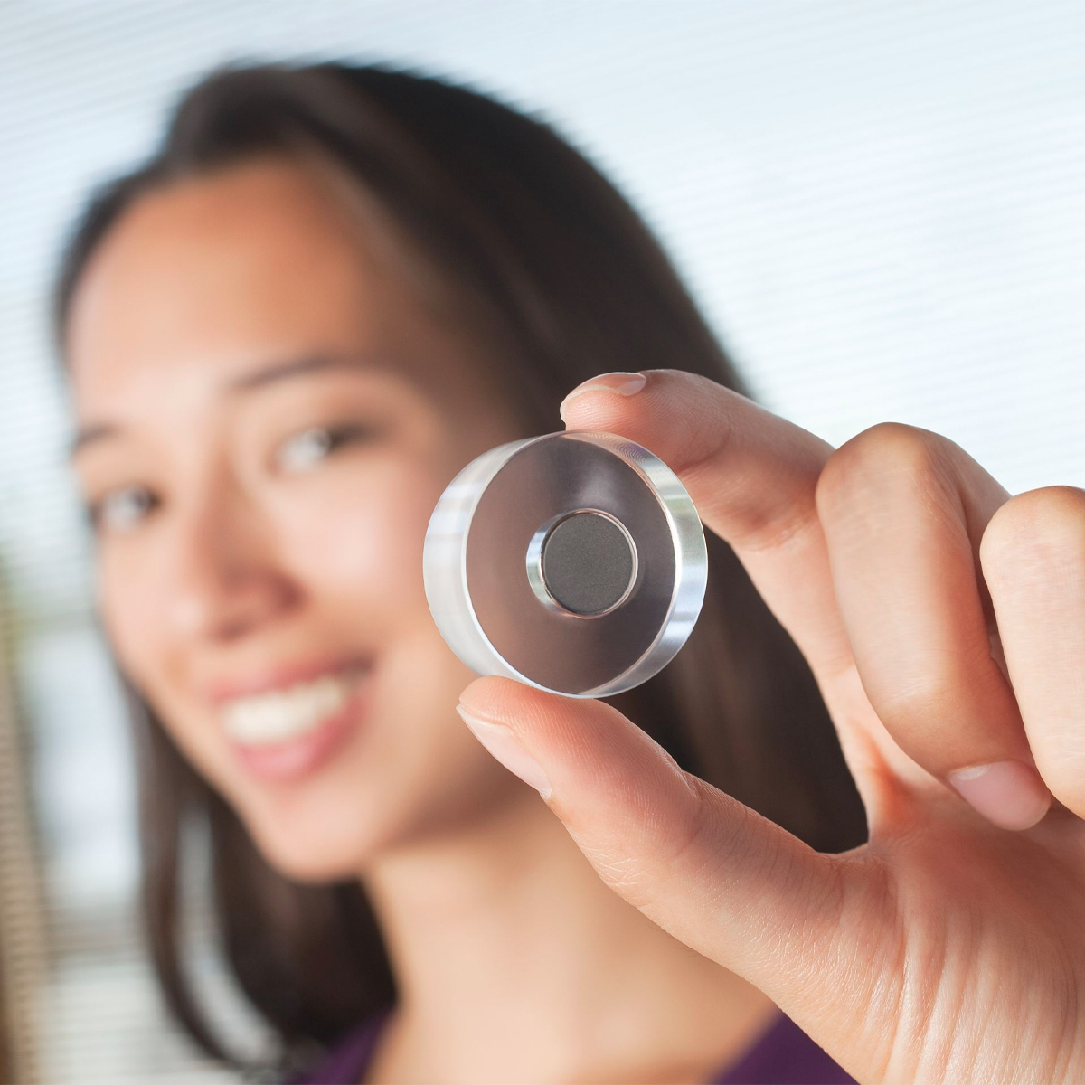 Magnetoplan 1680025 Design-Magnete, Acryl 25mm 6 Stück