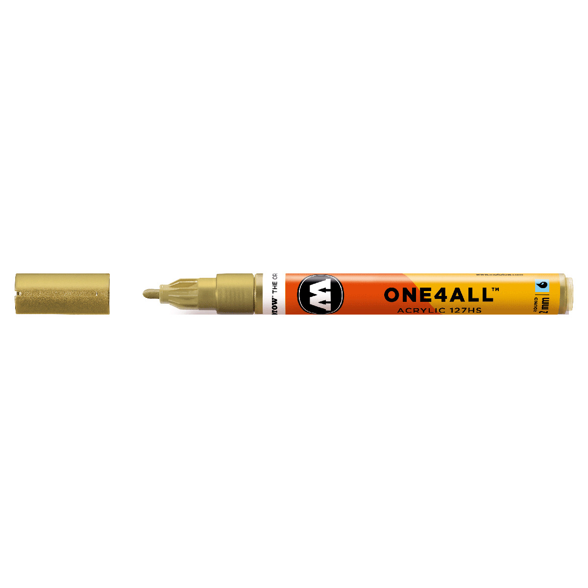 Molotow Acrylmarker ONE4ALL ACRYLIC 127HS 2 mm, Nr. 228, metallic gold 