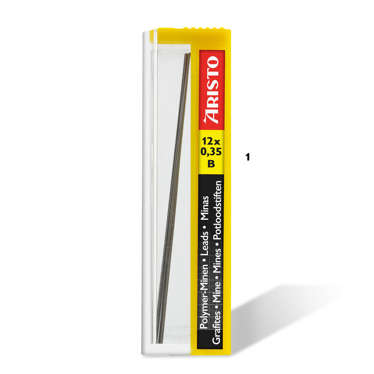 Aristo Feinminen Hi-Polymer 0,3 B, Dose mit 12 Minen 