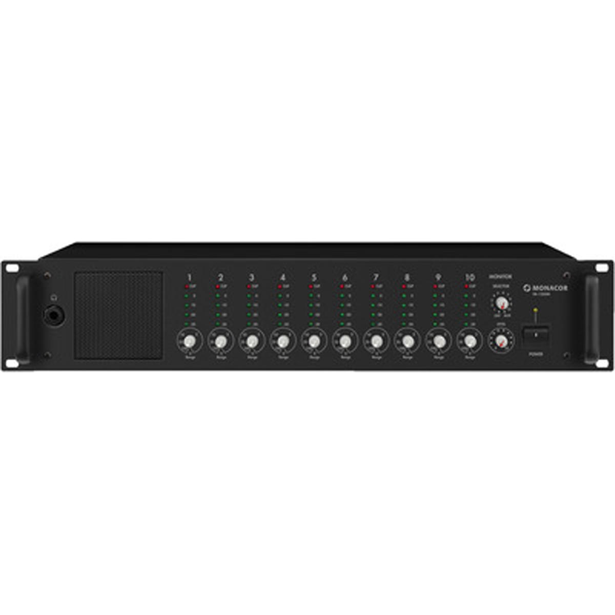 MONACOR PA-1200M Monitoreinheit, 10 + 1 Kanäle