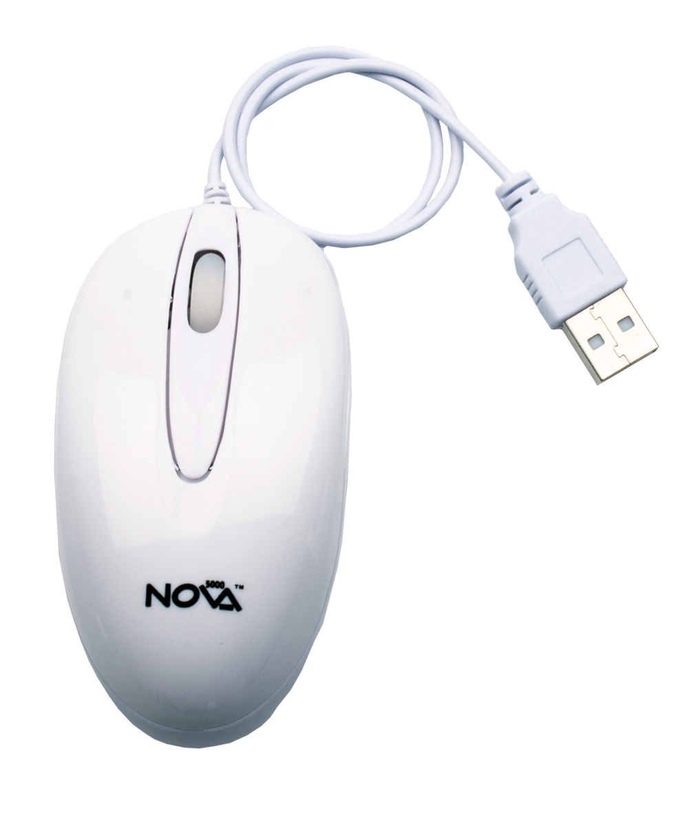 Fourier Mini-USB-Maus für Fourier NOVA5000 (weiß)