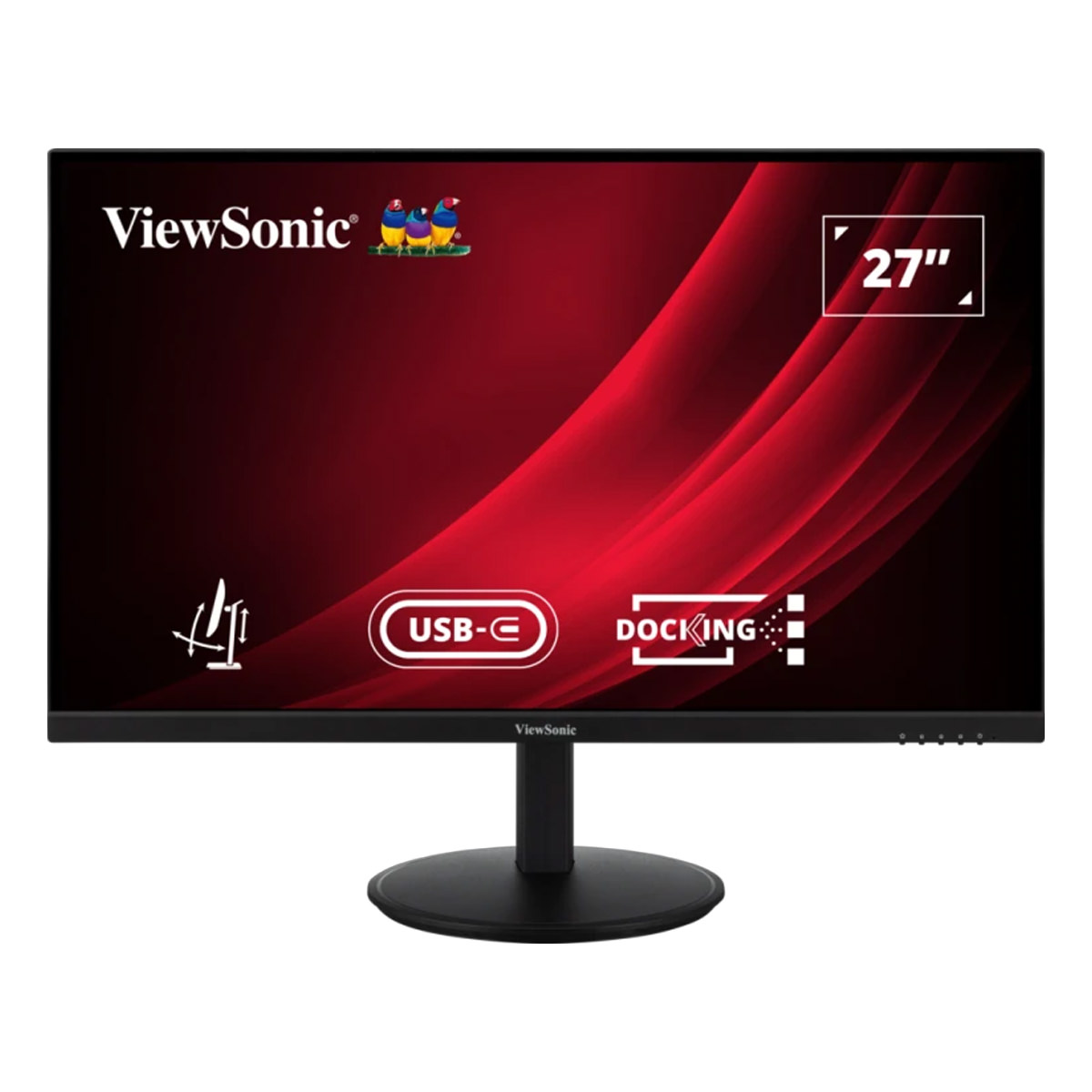 ViewSonic VG2709U-2K, 27'' (69cm) QHD Monitor mit 100Hz USB-C-Docking, 2 integrierte Lautsprecher