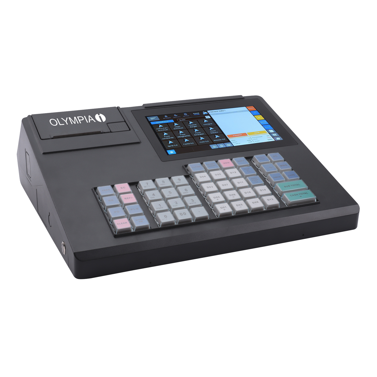 Olympia K 200 Registrierkasse ohne TSE-Lizenz I Android 11 I 50 Bediener I 7''Touchdisplay 